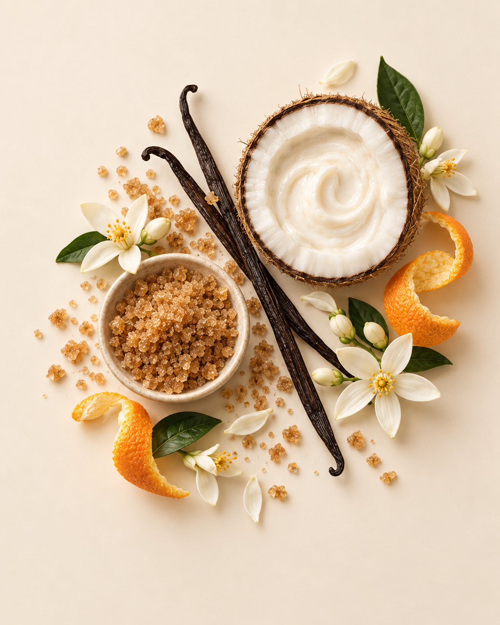 Gemini scent notes: creamy vanilla, coconut sugar, orange flower