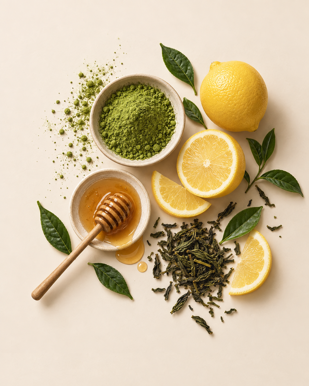 Virgo scent notes: matcha, lemon, honey