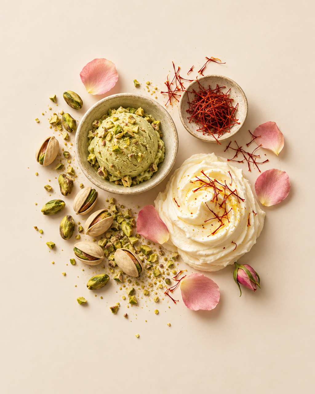 Libra scent notes: pistachio, cardamom cream, saffron
